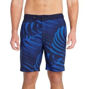 Speedo Men's Printed Bondi Basin 9" Boardshorts Swim Shorts Black Blue XXL